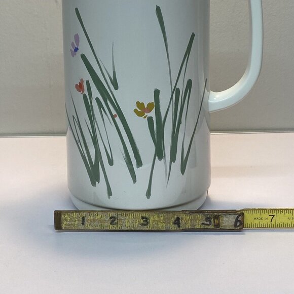 Vintage Mikasa Carafe Metro Sketch Book Bob Van Allen Insulated Hot Coffee Water - Picture 14 of 14